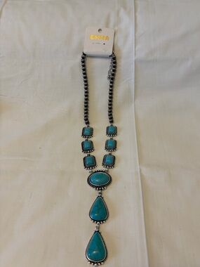 EMMA Turquoise Statement Necklace - Southwestern Style